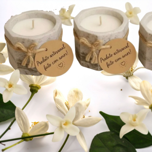 Trio de velas aromáticas